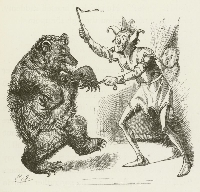 Illustratie voor Sylvie en Bruno door Lewis Carroll door Harry Furniss