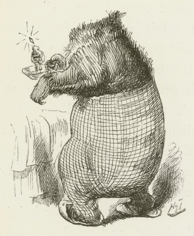 Illustratie voor Sylvie en Bruno door Lewis Carroll door Harry Furniss