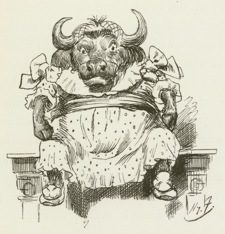 Illustratie voor Sylvie en Bruno door Lewis Carroll door Harry Furniss