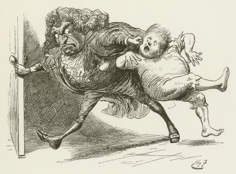 Illustratie voor Sylvie en Bruno door Lewis Carroll door Harry Furniss