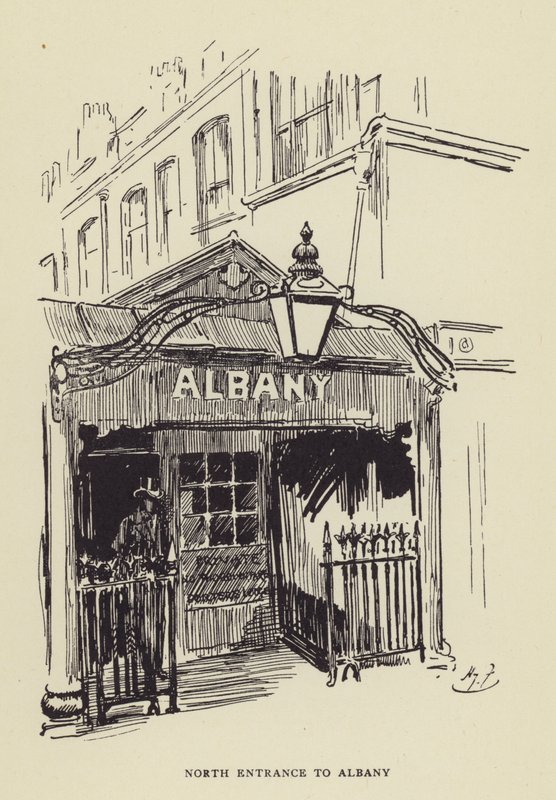 Noordelijke ingang van Albany door Harry Furniss