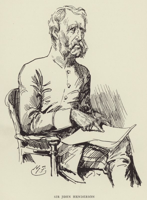 Sir John Henderson door Harry Furniss