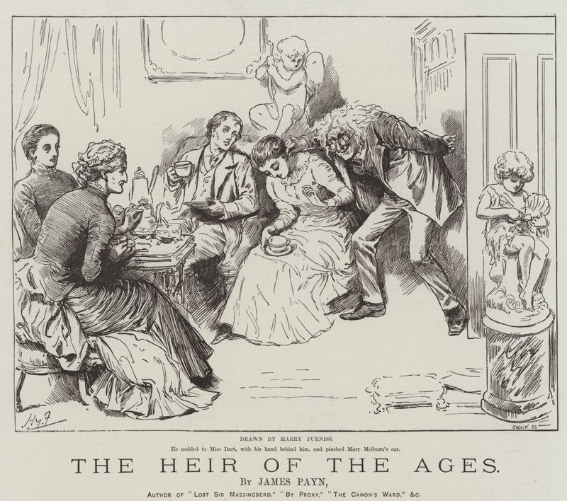 De Erfgenaam van de Eeuwen, door James Payn door Harry Furniss