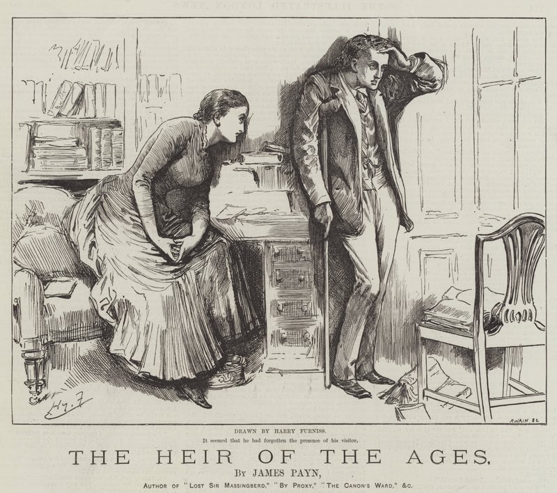 De Erfgenaam der Eeuwen, door James Payn door Harry Furniss