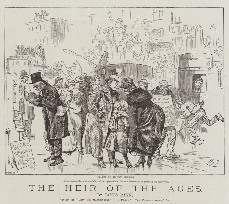 De Erfgenaam van de Eeuwen, door James Payn door Harry Furniss