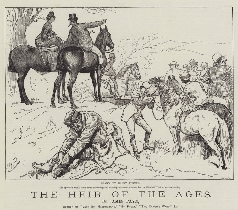 The Heir of the Ages, door James Payn door Harry Furniss