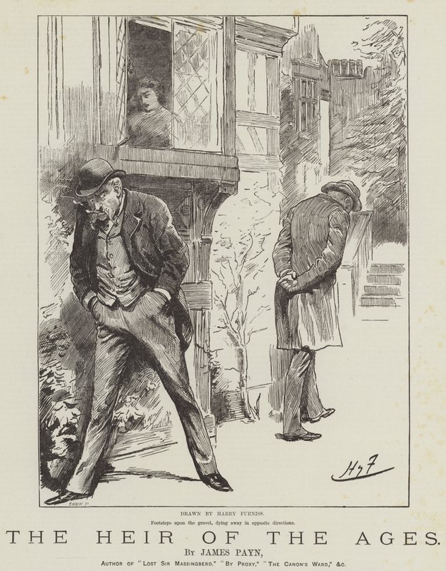 De erfgenaam van de eeuwen, door James Payn door Harry Furniss