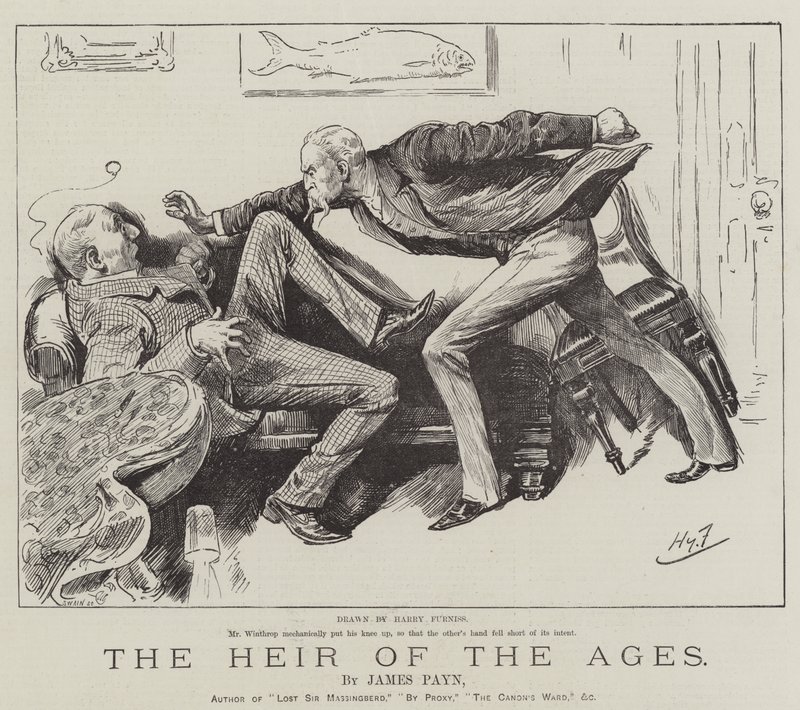 De Erfgenaam van de Eeuwen, door James Payn door Harry Furniss