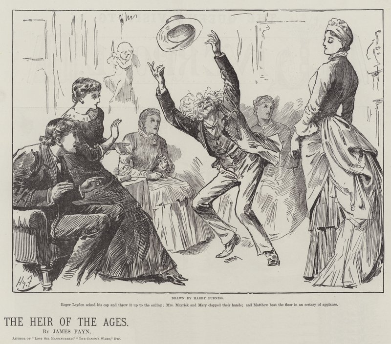 De erfgenaam der eeuwen, door James Payn door Harry Furniss