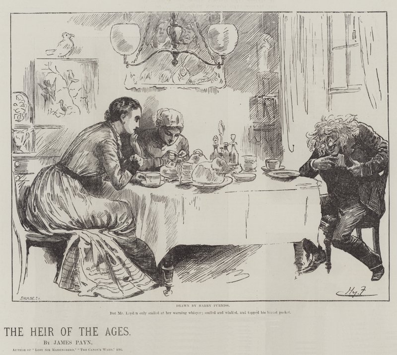 De erfgenaam van de eeuwen, door James Payn door Harry Furniss