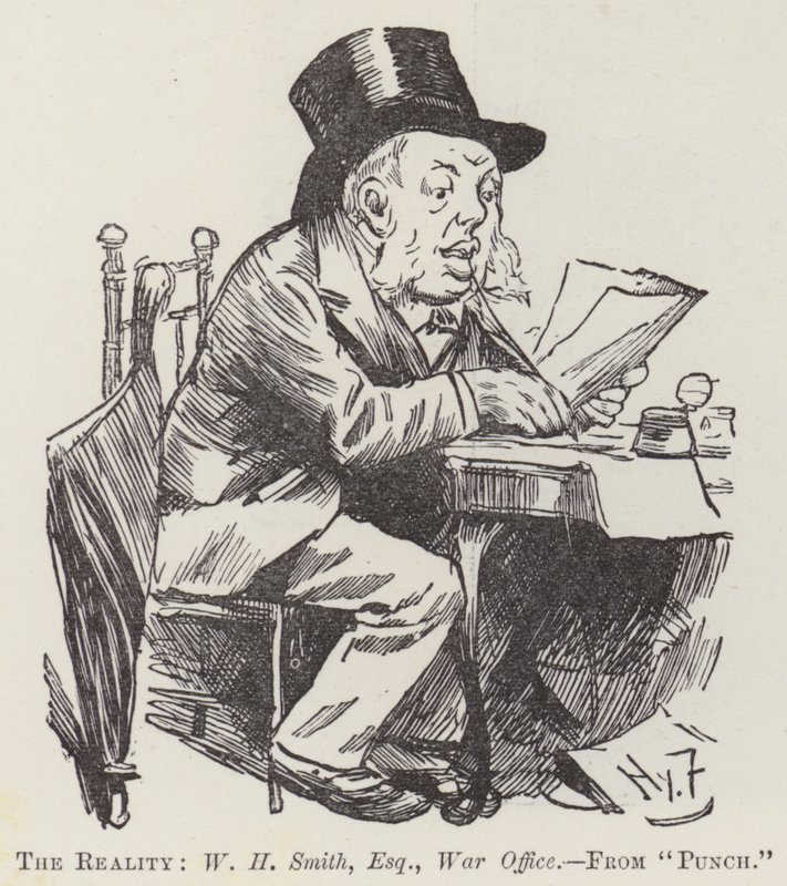 De realiteit, W H Smith, Esquire, Ministerie van Oorlog door Harry Furniss