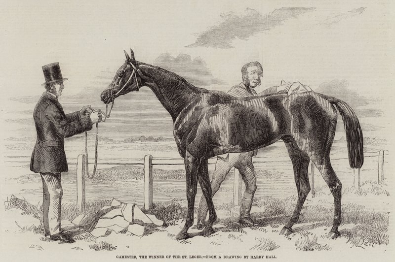Gamester, de winnaar van de St Leger door Harry Hall