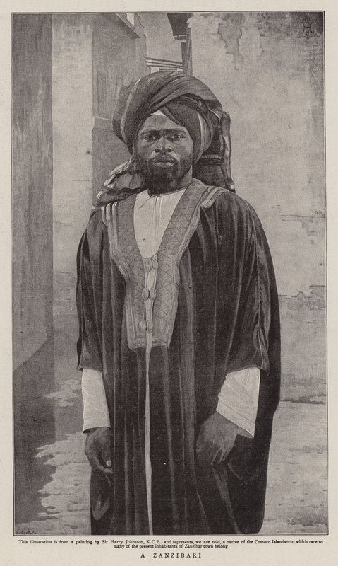 Een Zanzibariet door Harry Hamilton Johnston