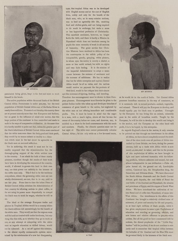 Mensen van Brits Centraal-Afrika door Harry Hamilton Johnston
