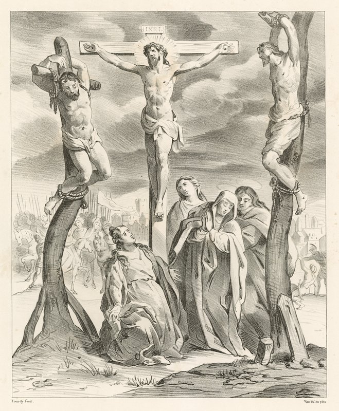 De kruisiging door Hendrik van the Elder Balen