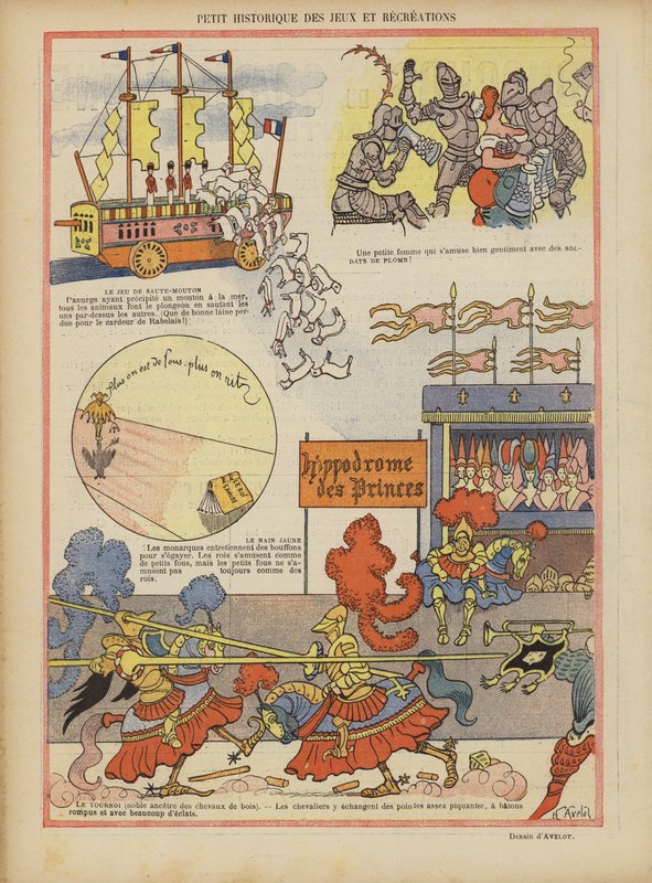 Illustratie voor Le Rire door Henri Avelot