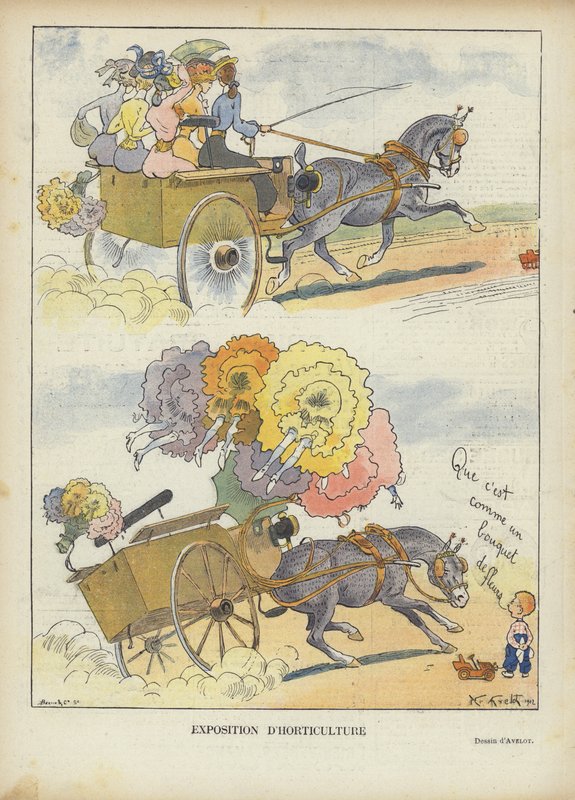 Illustratie voor Le Rire door Henri Avelot