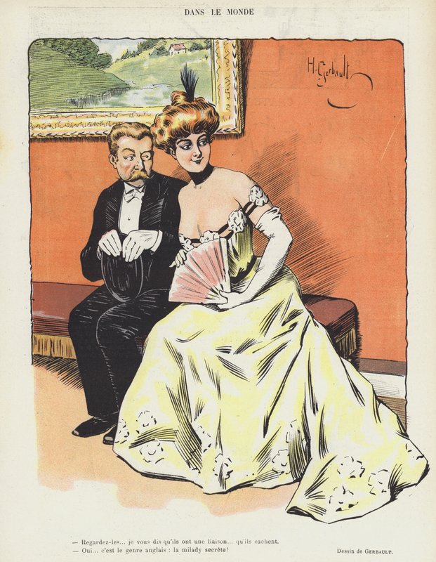 Illustratie voor Le Rire door Henri Gerbault