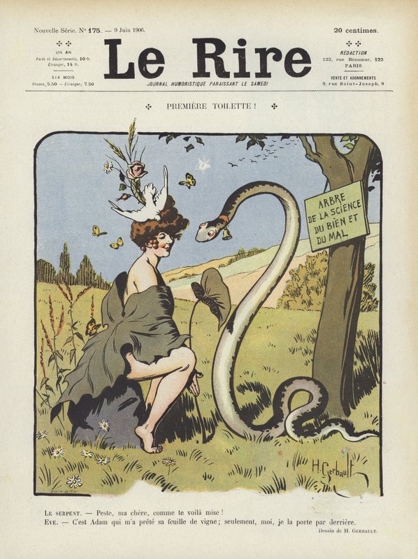 Illustratie voor Le Rire door Henri Gerbault