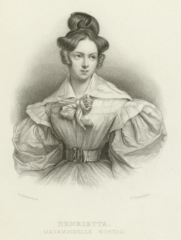 Henrietta, Madamoiselle Sontag door Henri Grevedon