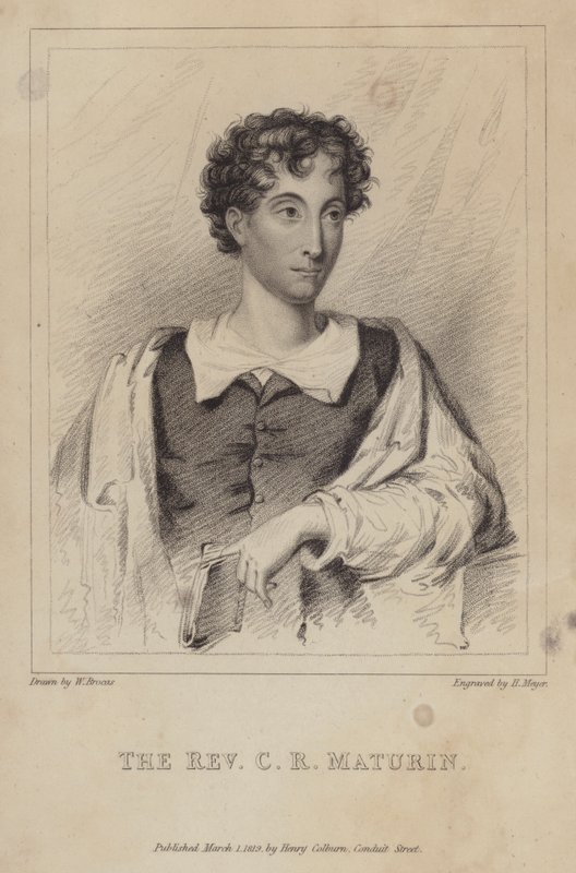Charles Robert Maturin, Ierse protestantse geestelijke; romanschrijver en toneelschrijver door Henri after Meyer