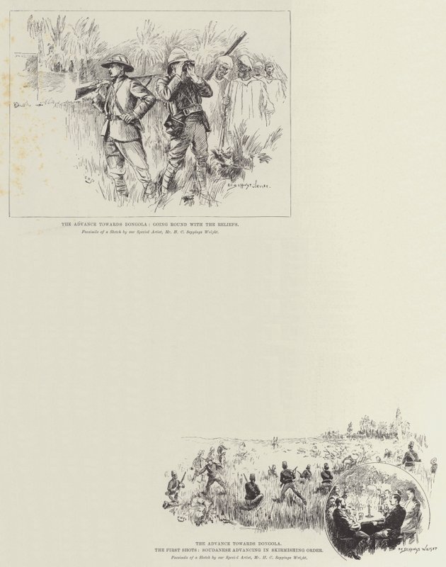 Schetsen van de Mahdistische Oorlog door Henry Charles Seppings Wright
