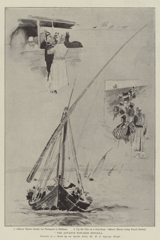 De Vooruitgang naar Dongola door Henry Charles Seppings Wright