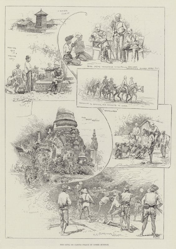 De Civiele of Inheemse Politie van Boven-Birma door Henry Charles Seppings Wright