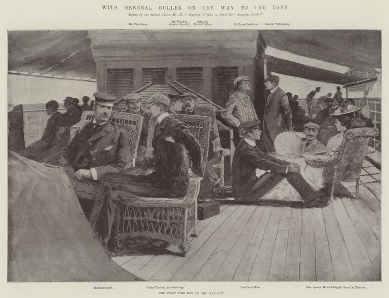 Met generaal Buller op weg naar de Kaap door Henry Charles Seppings Wright