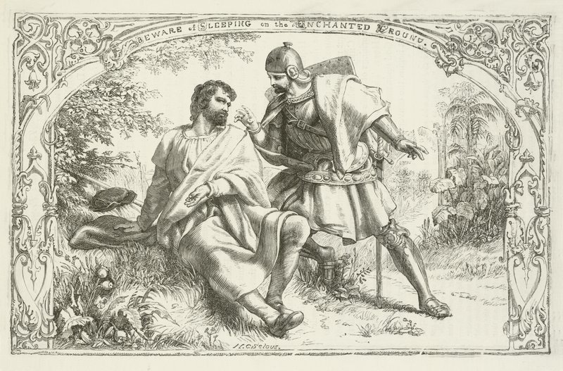 Illustratie voor De Pelgrimsreis van John Bunyan door Henry Courtney Selous