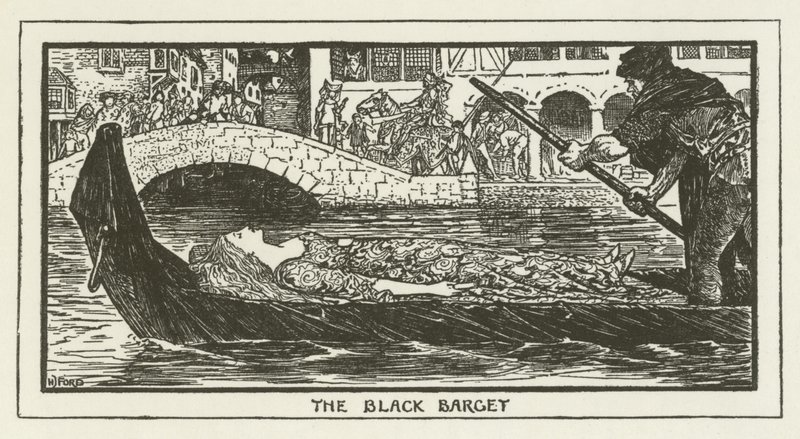 De Zwarte Barget door Henry Justice Ford
