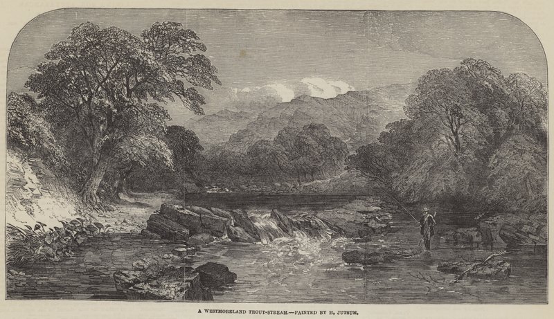 Een Westmoreland Forel-Stream door Henry Jutsum