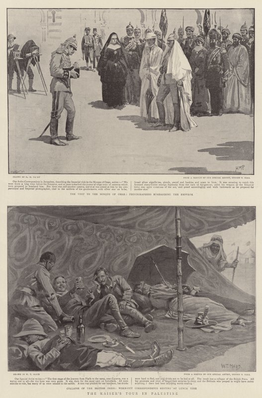 De Tour van de Keizer in Palestina door Henry Marriott Paget