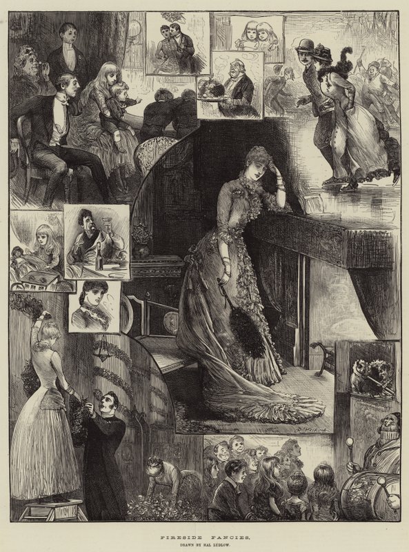 Haardvuurfantasieën door Henry Stephen Ludlow