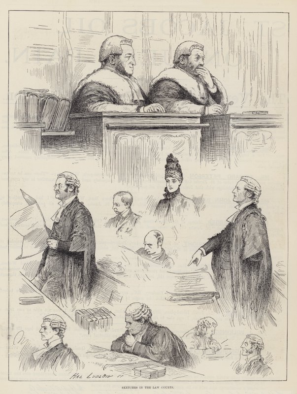 Schetsen in de Rechtbanken door Henry Stephen Ludlow