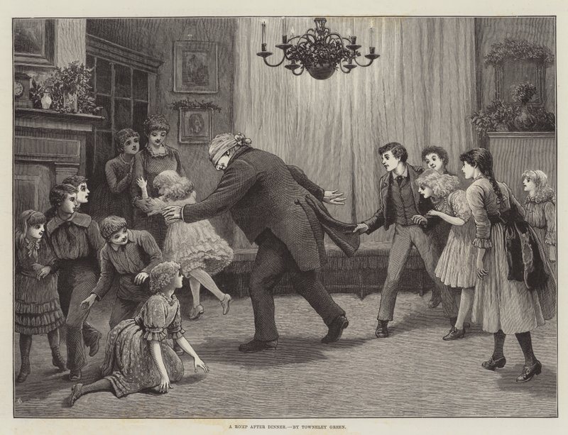 Een stoeipartij na het diner door Henry Towneley Green