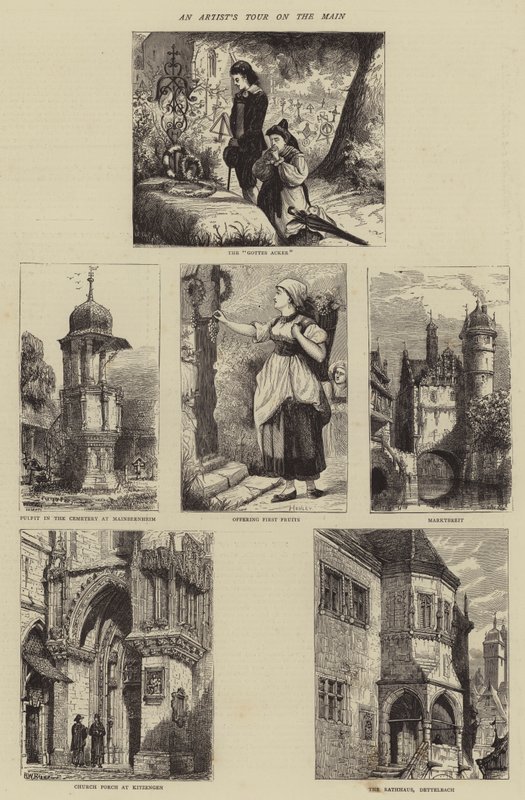 Een Kunstenaarstoer op de Main door Henry William Brewer