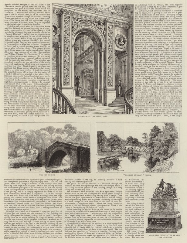 Chatsworth door Henry William Brewer