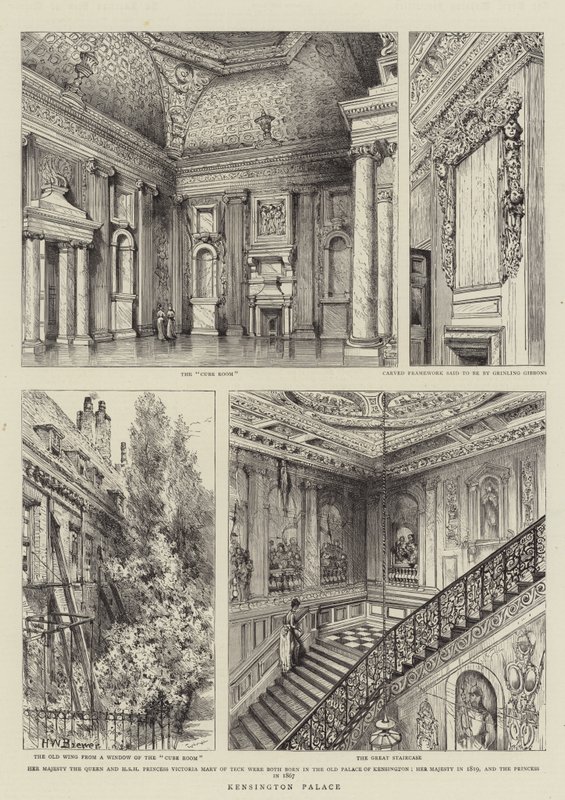 Kensington Palace door Henry William Brewer