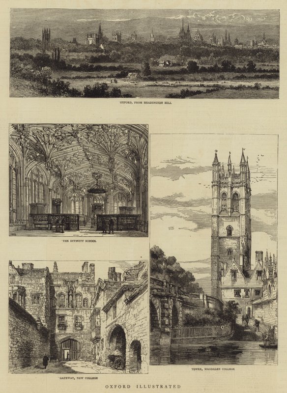Oxford Geïllustreerd door Henry William Brewer