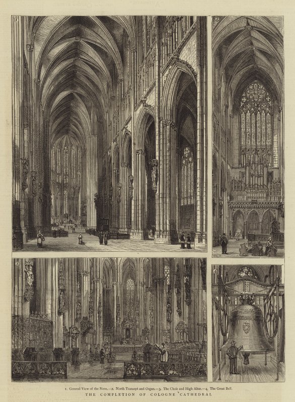 De Voltooiing van de Dom van Keulen door Henry William Brewer