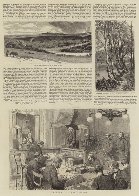 De Corporation of London door Henry William Brewer