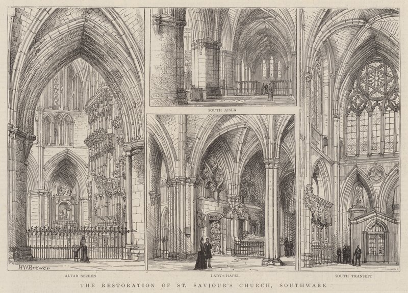 De restauratie van de St. Saviour
