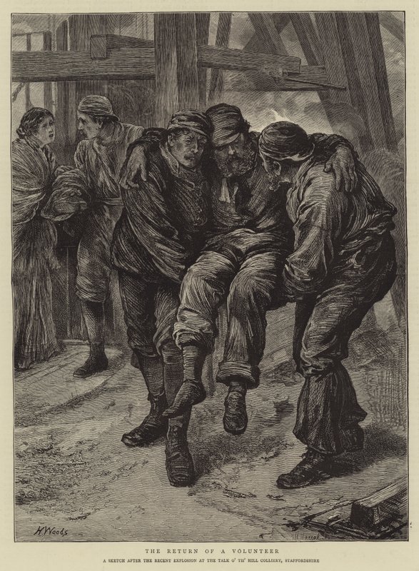 De terugkeer van een vrijwilliger door Henry Woods