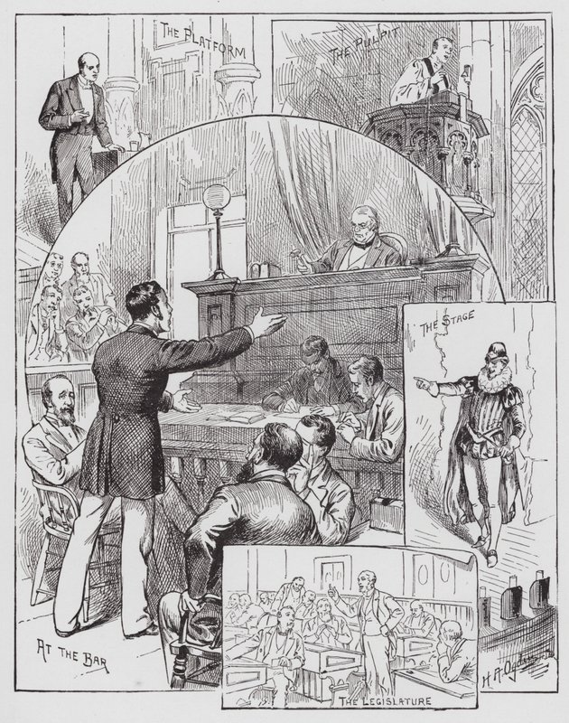 Welsprekendheid en Voordracht door Henry Alexander (after) Ogden