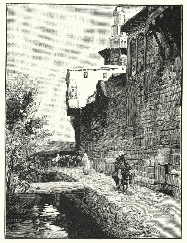 Stadsmuur van Damascus door Henry Andrew Harper