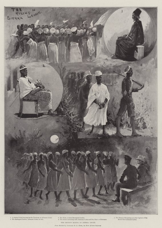 De Recente Opstand in Sierra Leone door Henry Charles Seppings Wright