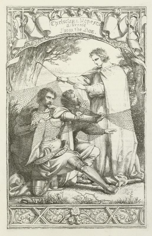 Illustratie voor De Pelgrimsreis van John Bunyan door Henry Courtney Selous