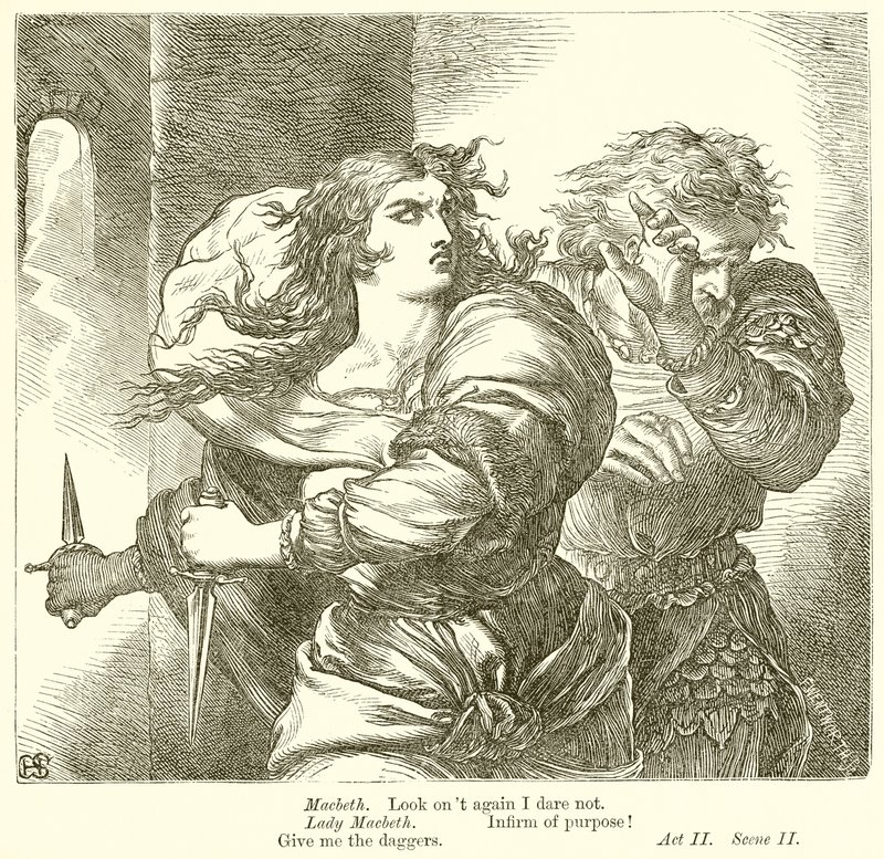 Macbeth door Henry Courtney Selous