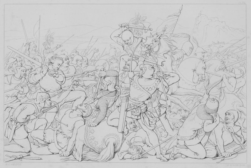 Episode uit het leven van Robert Bruce, volgens Sir Walter Scott door Henry Courtney after Selous